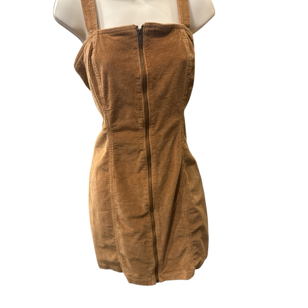 SO Corduroy Mini Dress in Tan